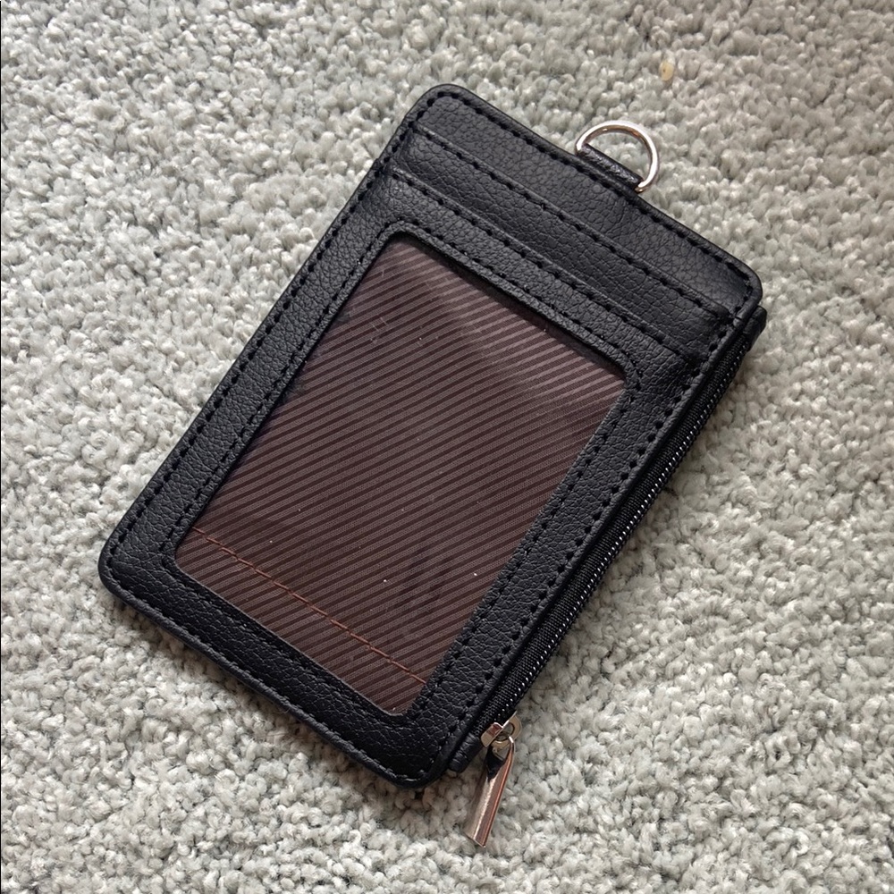 Black Mini Travel Wallet